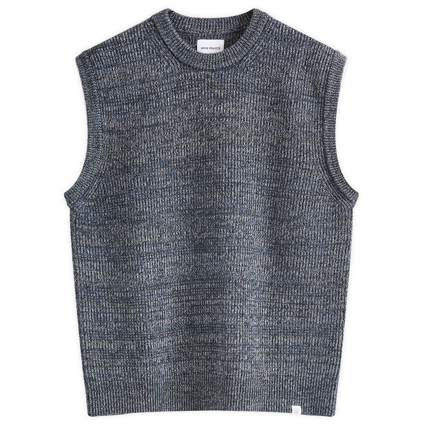 Liivi NORSE PROJECTS Manfred Wool Cotton Musta | N45-0588-7111