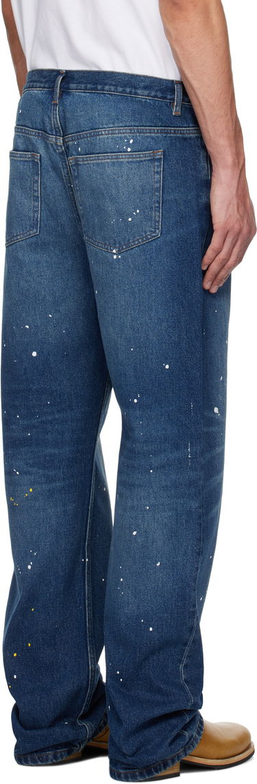 Jeans A.P.C. A.P.C. Relaxed Fit Paint Splatter Jeans Sininen | COHGL-H09199, 2