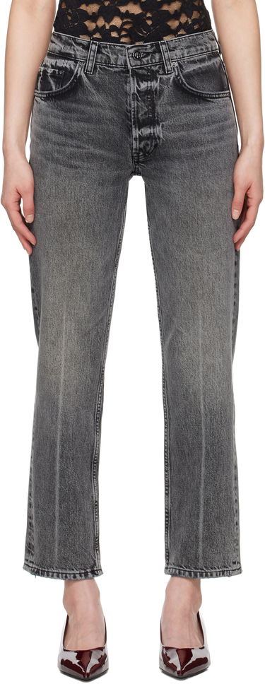 Jeans Anine Bing Anine Bing Kate Straight-Leg Jeans Harmaa | A-06-11158-WHG6, 0
