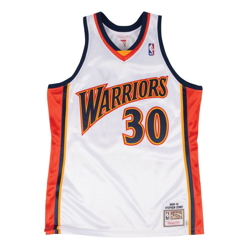 Jersey Mitchell & Ness NBA Golden State Warriors 'Stephen Curry 30' Jersey Valkoinen | AJY4CP19133-GSWWHIT09SCU