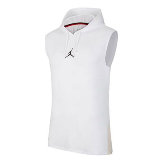 Tankkitoppi Jordan Dri-FIT Hooded Vest Valkoinen | CW0373-100
