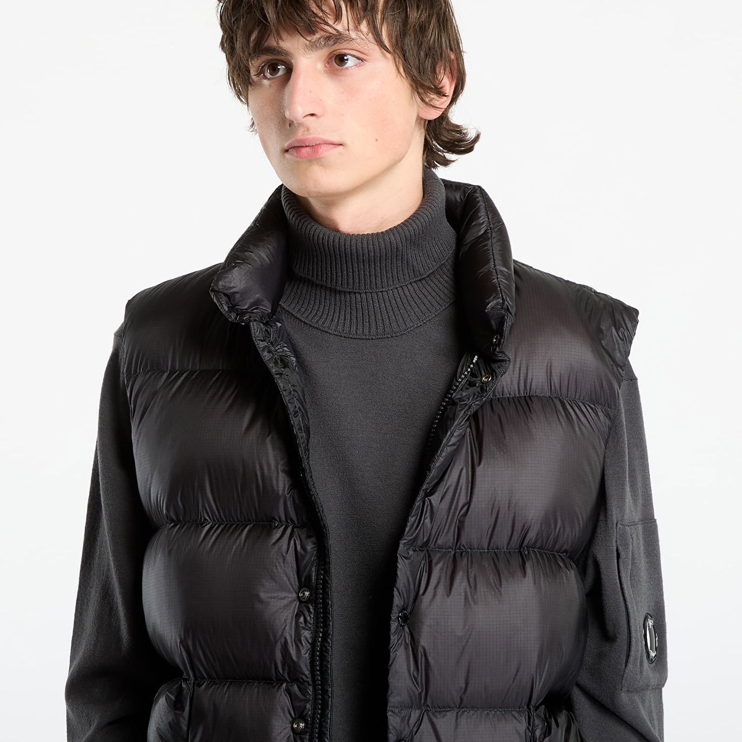 Liivi C.P. Company D.D. Shell Down Gilet Black Musta | 19CMVE192A110416A-999, 1