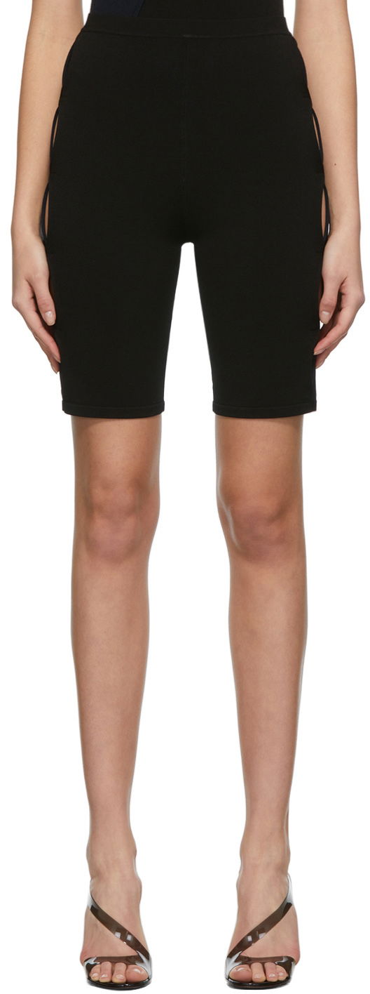 Shortsit Dion Lee Dion Lee Double Hosiery Shorts Musta | C7019R22