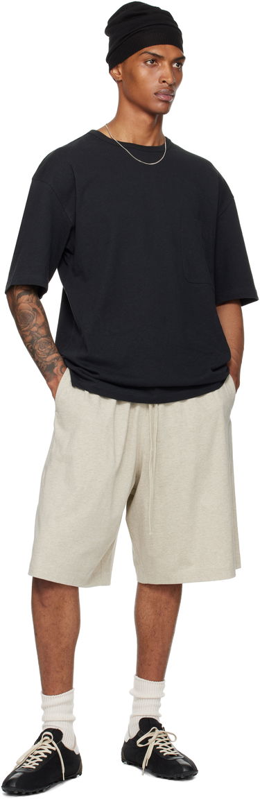 Shortsit Fear of God Fear of God ESSENTIALS Jersey Basketball Shorts Beige | 160SP254612F, 3