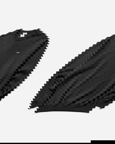 Huppari Nike Solo Swoosh Crewneck Sweatshirt Musta | HV1086-010, 1