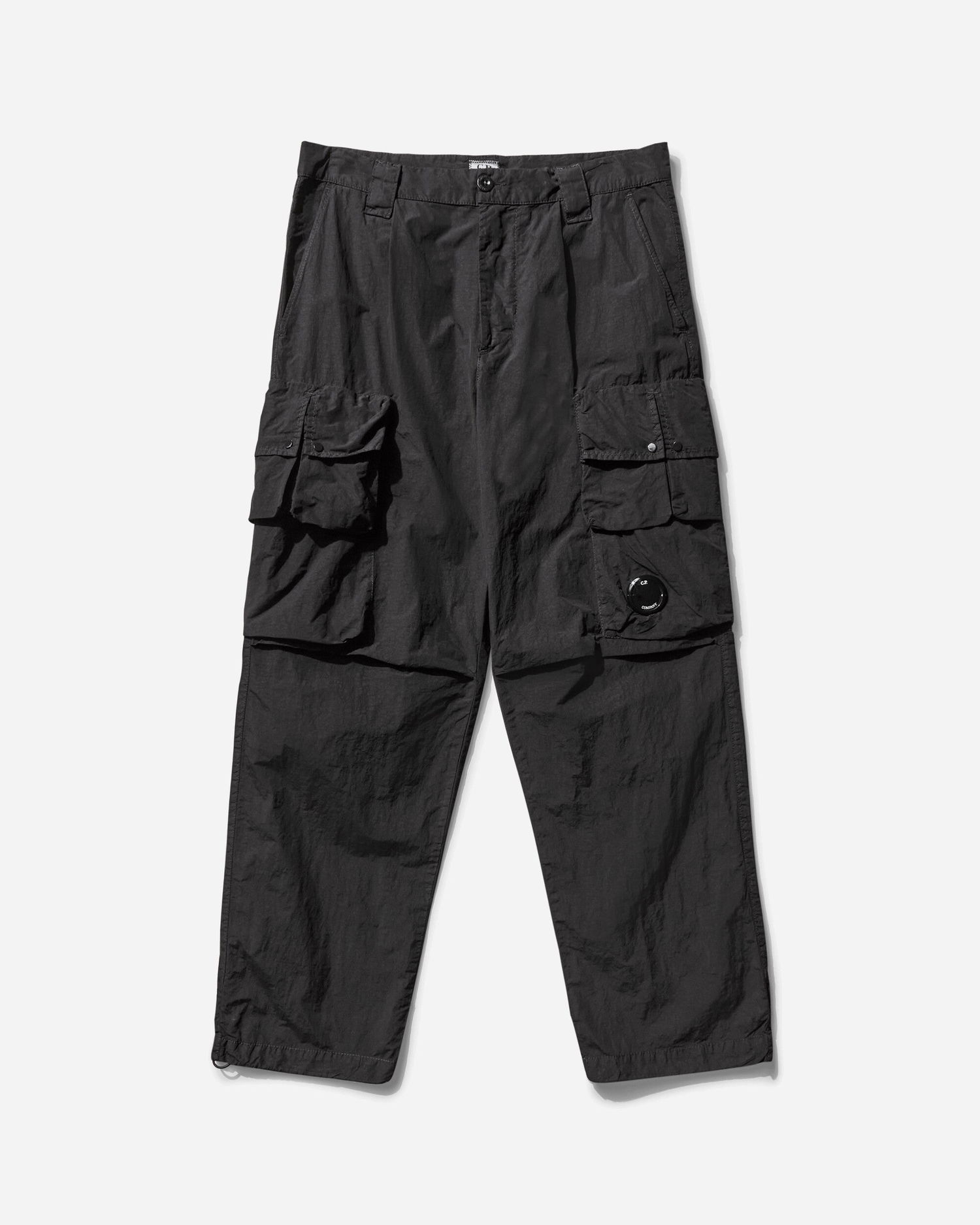 Cargo housut C.P. Company Flatt Nylon Cargo Pants Musta | 18CMPA170A-005991G 999, 1