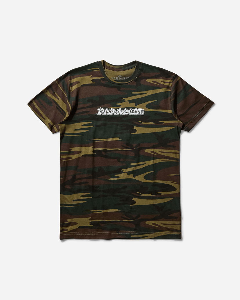T-paita PARADIS3 Paratopia Camo T-Shirt Vihreä | PAPARATOPIATEE 1