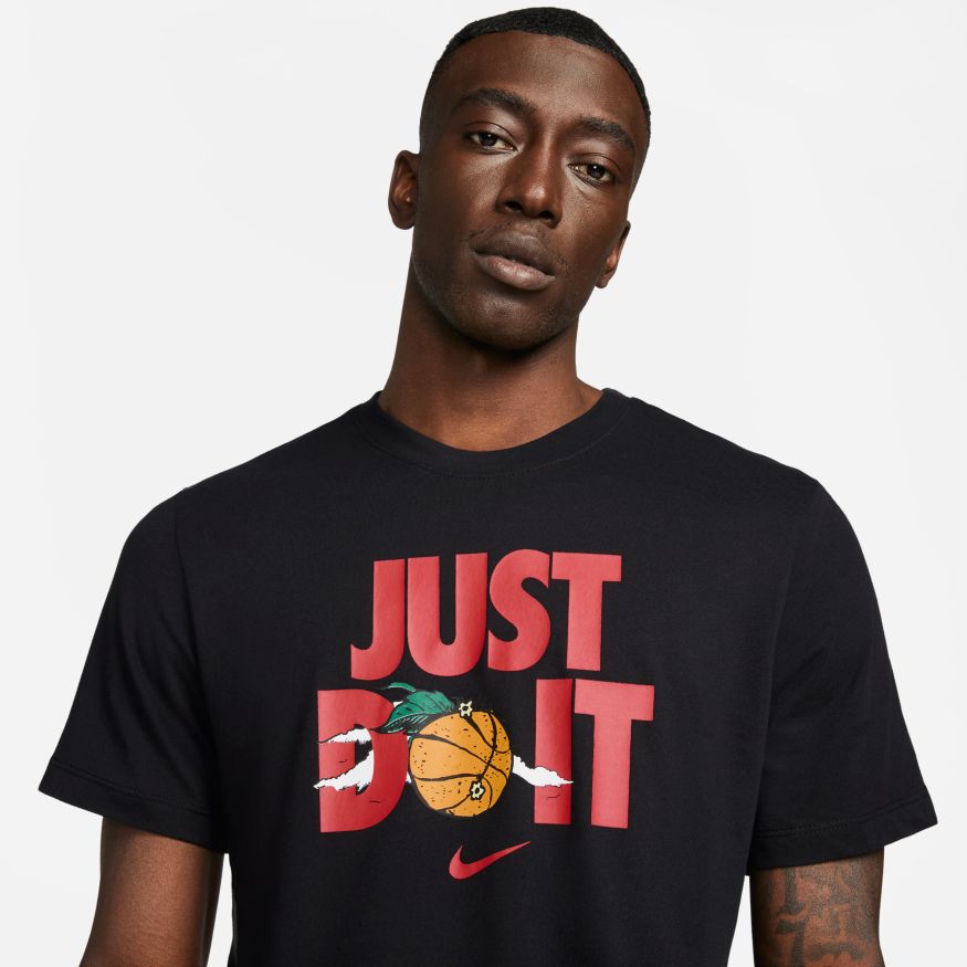 T-paita Nike "Just Do It" Basketball Tee Musta | DV1212-010, 1