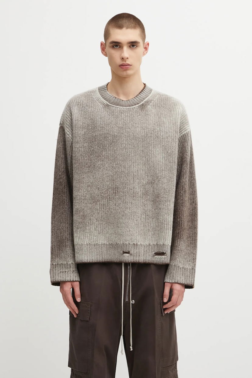 Villapaita Represent Clo Represent Reversible Fade Out Sweater Harmaa | MLM100217