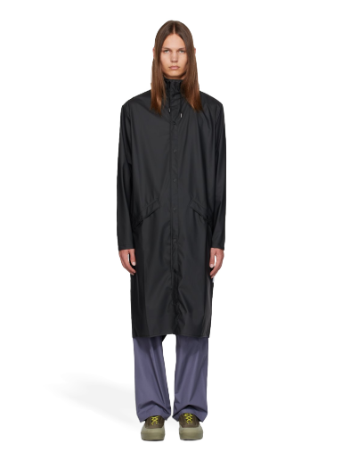 Takit Rains Black Longer Coat Musta | 18360