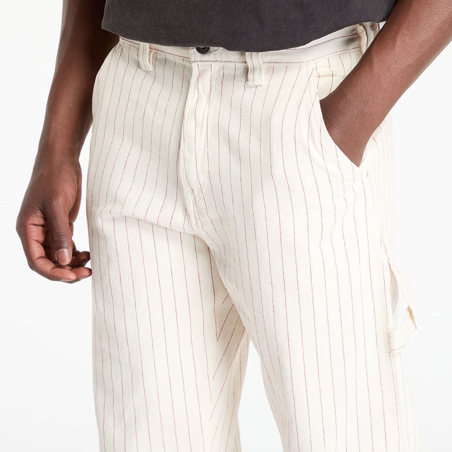 Housut Dickies Dickies Service Carpenter Striped Pants W30/L32 Valkoinen | DK0A4Z6QC481, 1