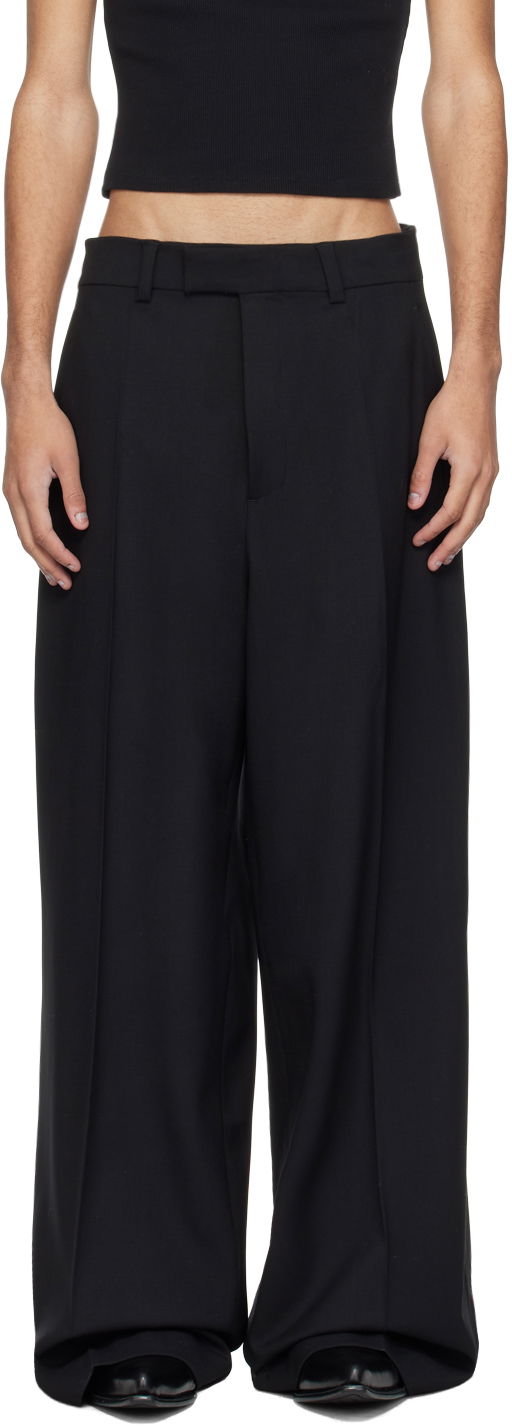Housut VETEMENTS Wide-Leg Trousers Musta | UE64PA300BB
