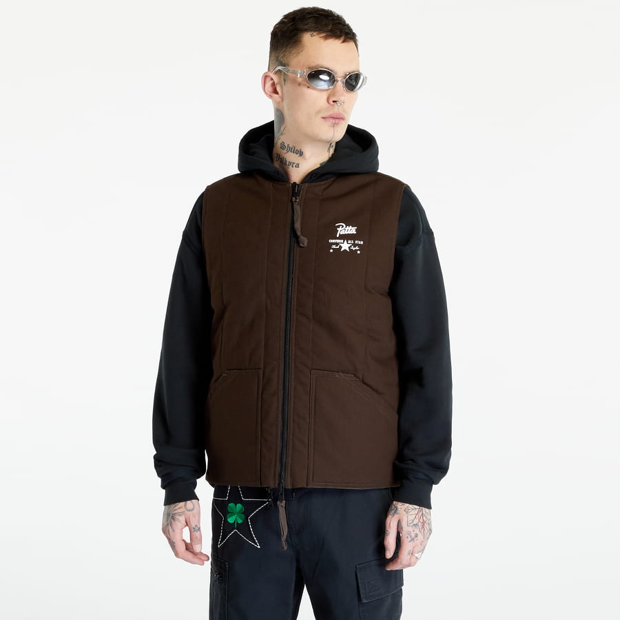 Liivi Converse x Patta Four-Leaf Clover Utility Reversible Padded Vest Ruskea | 10024665-A01, 0