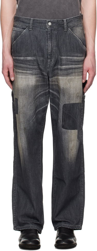 Jeans Neighborhood Neighborhood Savage LW Painter Denim Jeans Harmaa | 251SPNH-PTM03, 0