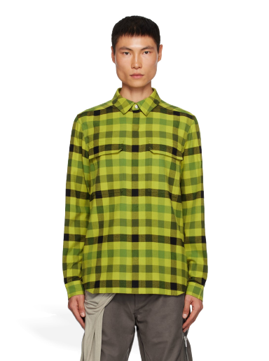 Paita Rick Owens Brushed Shirt Keltainen | RU02C7236 CP