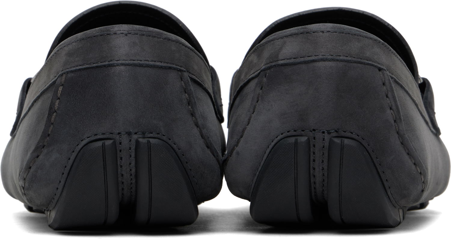 Tennarit ja kengät FERRAGAMO Salvatore Ferragamo Gancini Driver Loafers Harmaa | 778848, 1