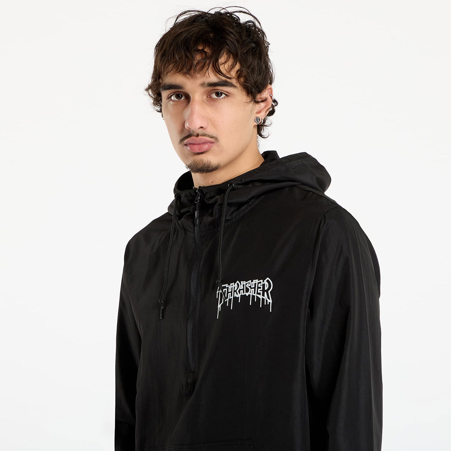 Tuulitakki Thrasher One-liner Anorak Jacket Musta | 145781, 1