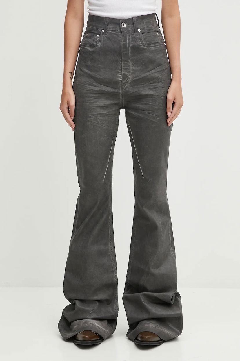 Jeans Rick Owens Rick Owens DRKSHDW Bolan Bootcut High Waist Jeans Harmaa | DS02E7311.SCF