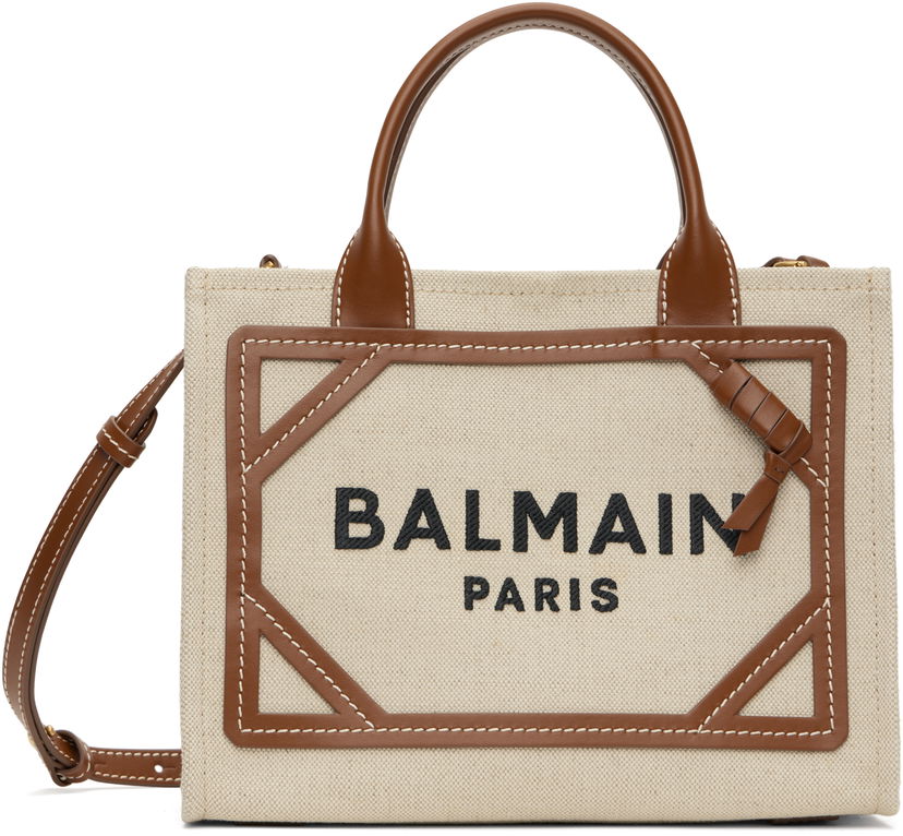 Käsilaukku Balmain Balmain B-Army Small Tote Bag Beige | DN1FE809TDCS