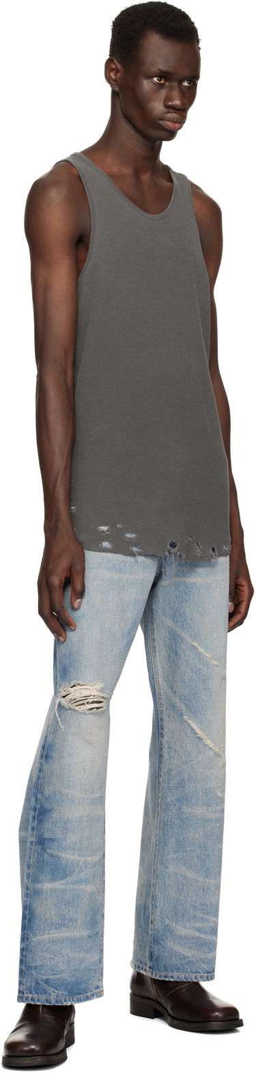 Tankkitoppi John Elliott John Elliott Folsom Thermal Tank Top Harmaa | A066M66279A, 3