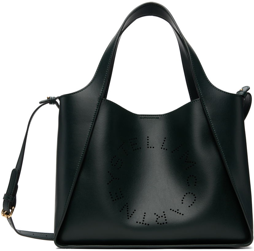 Kangaskassi Stella McCartney Designer Logo Tote Bag Vihreä | 513860W8542