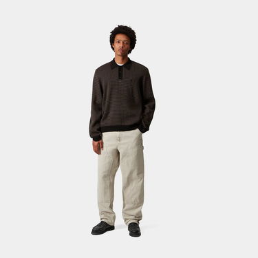 Poolopaita Carhartt WIP L/S Lowis Polo Houndstooth Monivärinen | I035395_10, 2