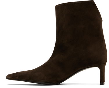 Vaatteet Khaite KHAITE Ona Suede Ankle Boots Ruskea | F1100-726, 2