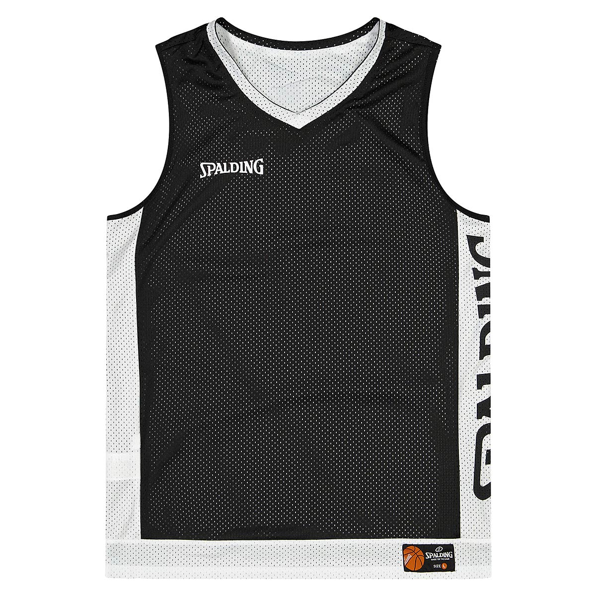 Tankkitoppi Spalding Reversible Tank Top Musta | 40221207-BK/WH, 0