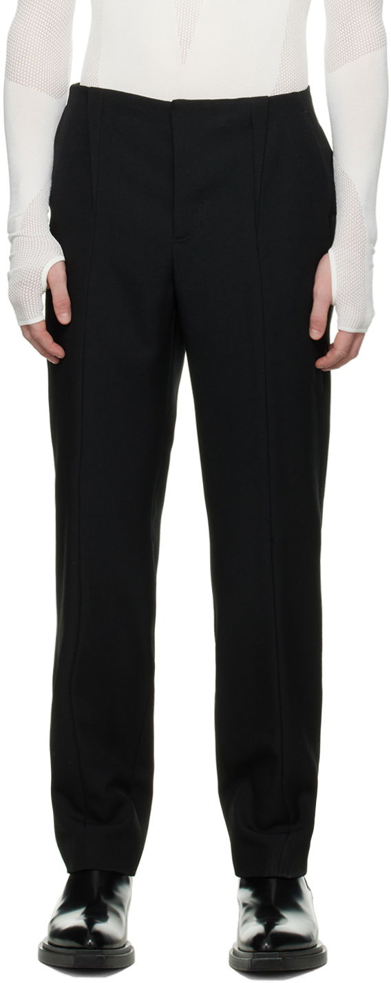 Housut Dion Lee Tapered Formal Trousers Musta | C2066P22