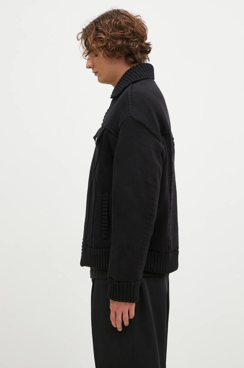 Villapaita KENZO Oversized Knitted Jacket Musta | FE65OU1419NC.99, 1