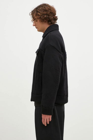 Villapaita KENZO Oversized Knitted Jacket Musta | FE65OU1419NC.99, 1