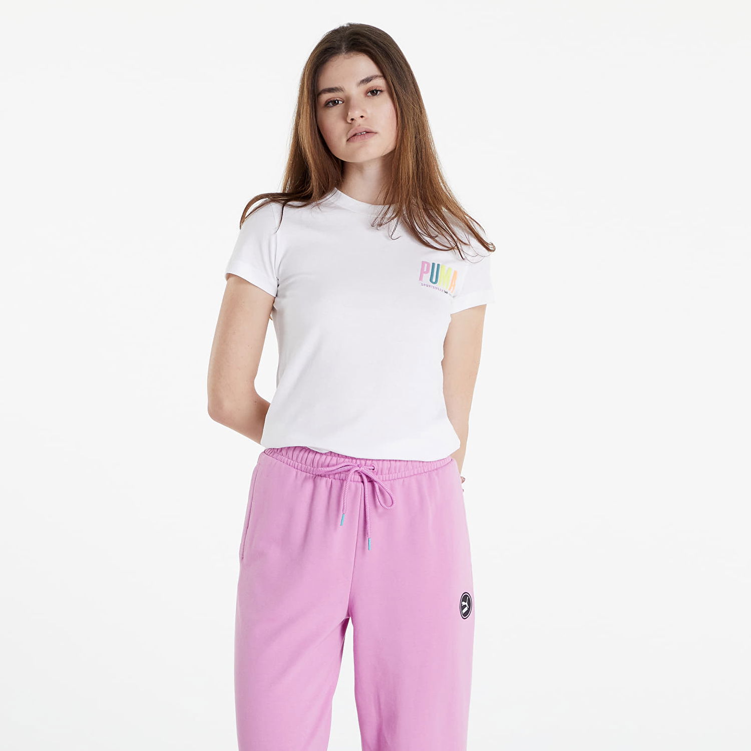 T-paita Puma SWxP Graphic Tee Valkoinen | 53355902, 0