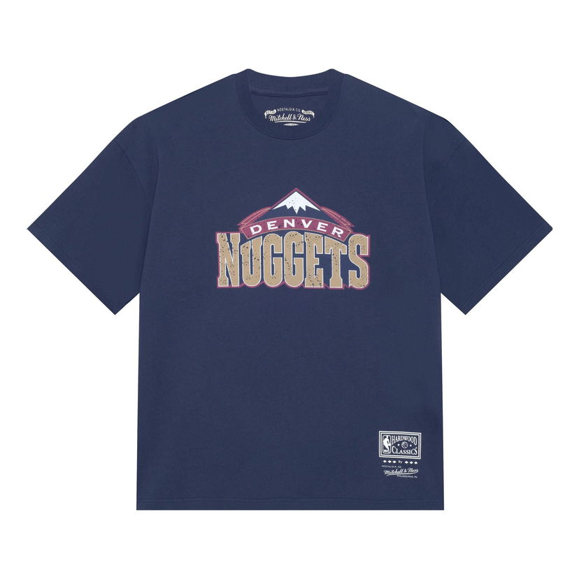 T-paita Mitchell & Ness NBA Denver Nuggets Throwback Logo T-Shirt Sininen | MNJYSST230096-NAVY