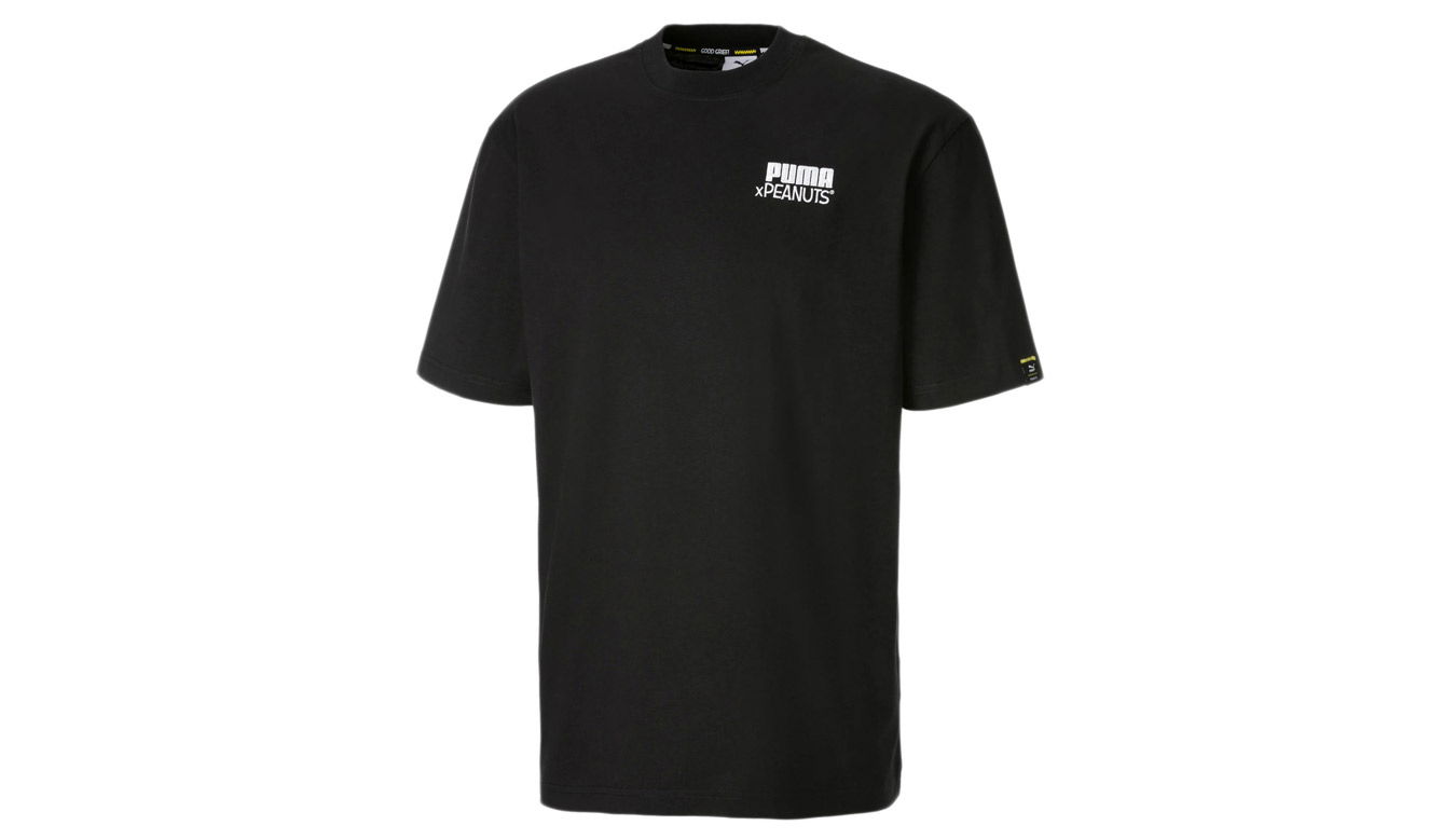 T-paita Puma Peanuts Collaboration Tee Musta | 530616-01, 0