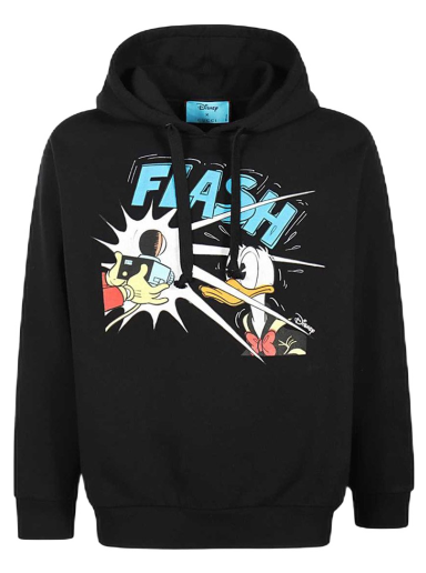 Huppari Gucci Disney x Donald Duck x Hoodie Musta | 623244 XJDAI 1043