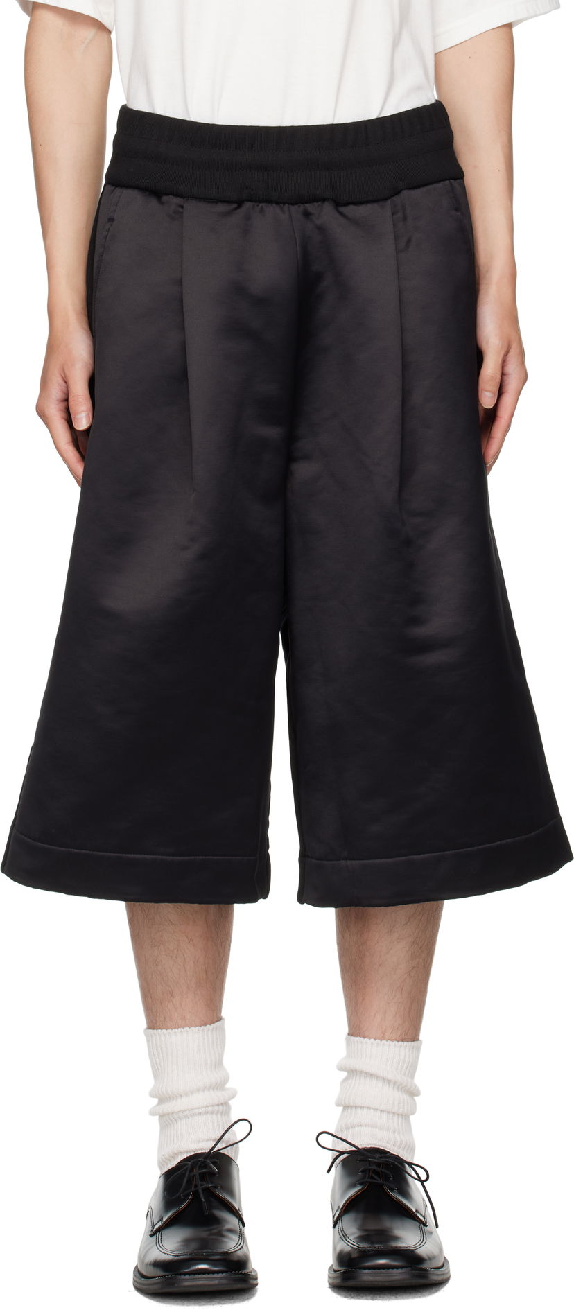 Shortsit Dries Van Noten Dries Van Noten Paneled Shorts Musta | 252-021157-2611
