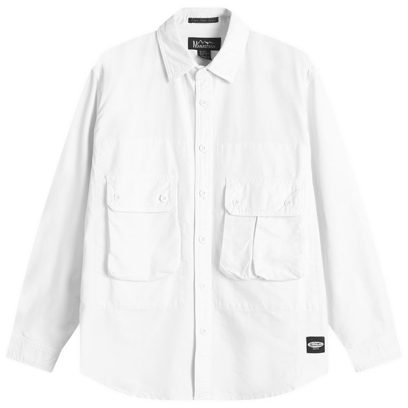 Paita Manastash Cargo Pocket Work Shirt Valkoinen | 7924220001-033
