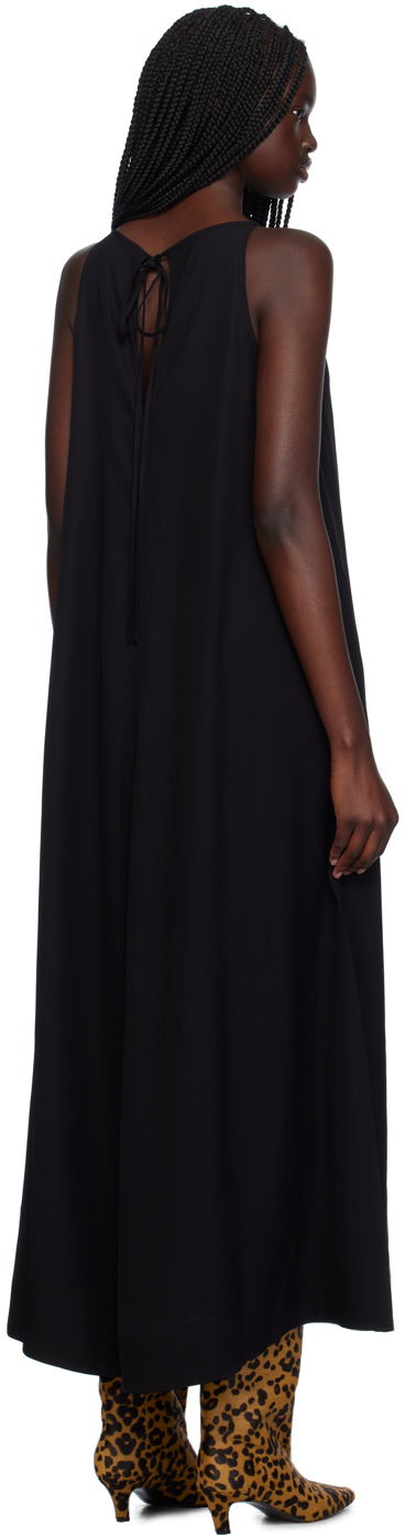 Mekko TOTEME T-Strap Maxi Dress Musta | 243-WRD0122-FB0020, 2