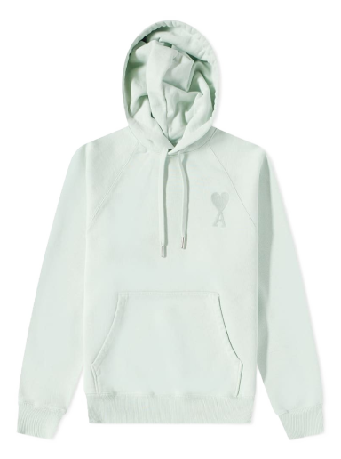 Huppari AMI Tonal Heart Popover Hoody Vihreä | USW202-747441