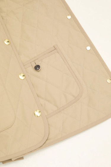 Takki Sporty & Rich Sporty & Rich Vendome Quilted Jacket Beige | OW008512205BE01, 4