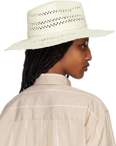 Hattu rag & bone Elle Perforated Fedora by Beige | WJW23P1007PL07, 2