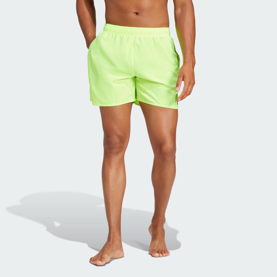 Uimapuvut adidas Performance Solid CLX Short Length Swim Shorts Keltainen | JL5560, 0
