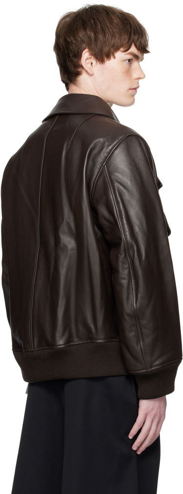 Bomber-takki Simone Rocha Simone Rocha Oversized Multi-Pocket Aviator Jacket Ruskea | 6130 0456, 2