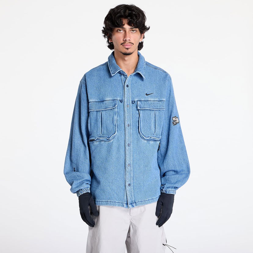 Paita Nike Shirt Button-Down Top Sininen | FZ3260-486