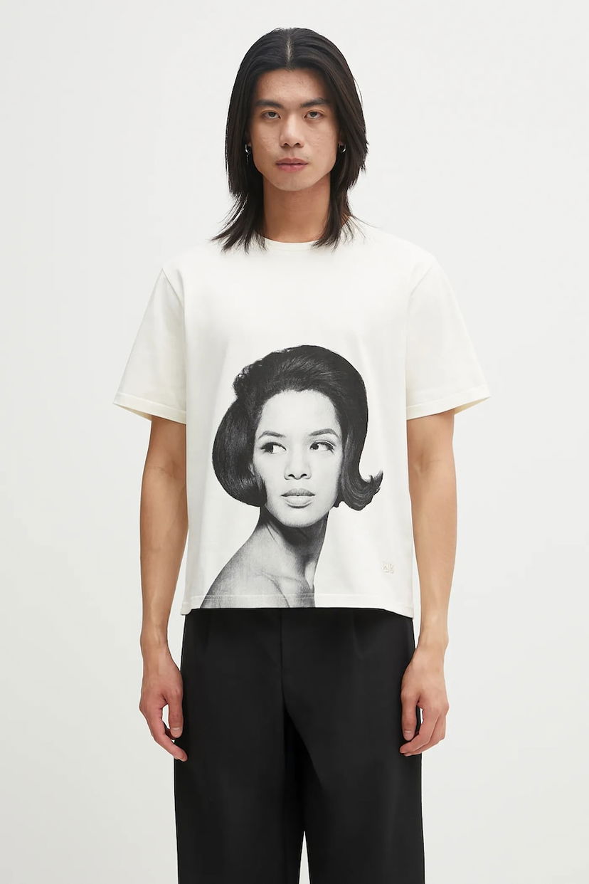 T-paita Wales Bonner Wales Bonner Selah Oversized T-Shirt Valkoinen | UA25JE29.JE01.100