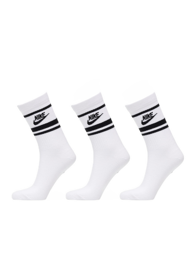 Alusvaatteet ja sukat Nike Everyday Essential Crew Socks 3-Pack Valkoinen | DX5089-103