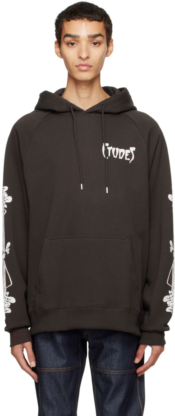 Huppari Études Racing Hoodie Ruskea | H22MM272OC14BR