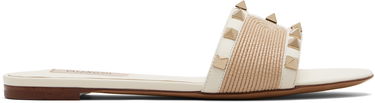 Asusteet Valentino Valentino Garavani Rockstud Slide Sandals Valkoinen | 6W0S0MH4HJQ, 0