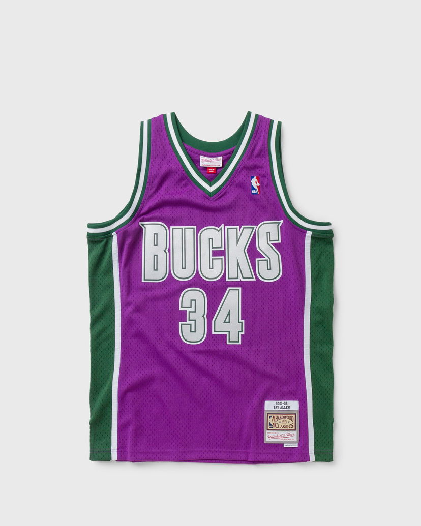 Jersey Mitchell & Ness NBA Swingman Jersey Milwaukee Bucks 2001-02 Ray Allen #34 Violetti | SMJY1151-MBU01RALPURP