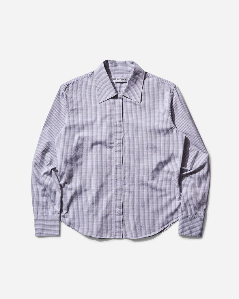 Paita OUR LEGACY Our Legacy Foundation Shirt Drive In Check Violetti | W2252FDI 001